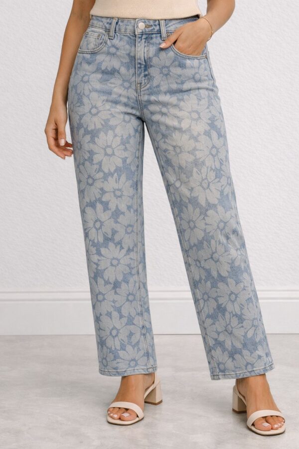 JEANS FLORAL